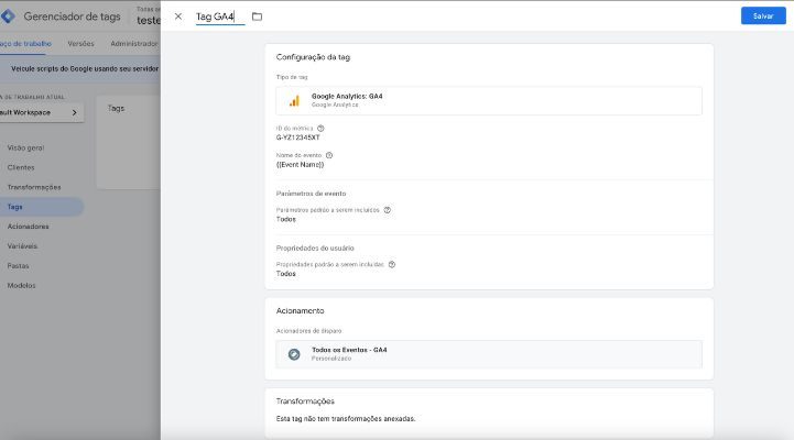 Como instalar o GA4 no GTM Server Side