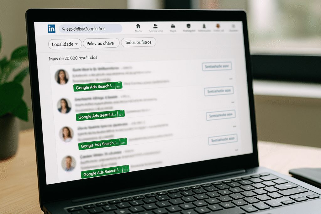 Encontre especialistas em google ads no LinkedIn