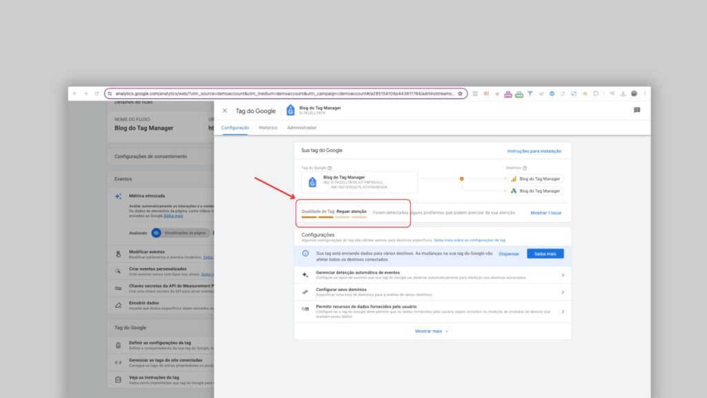 Ferramenta de Diagnóstico de Tags do Google