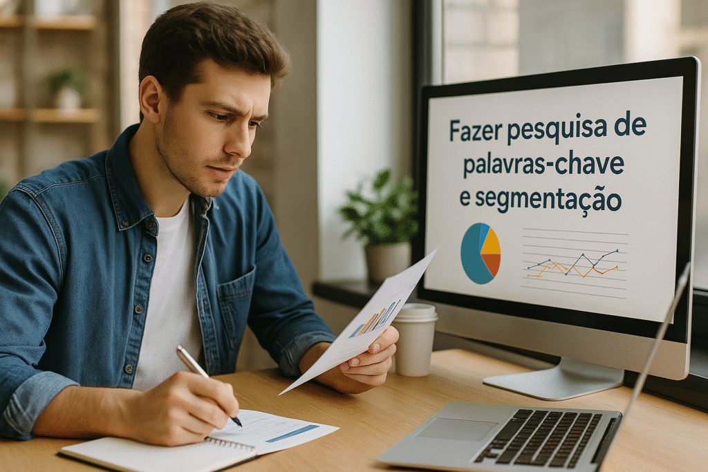 Estudo estratégico de palavras-chave e perfis de audiência no marketing digital