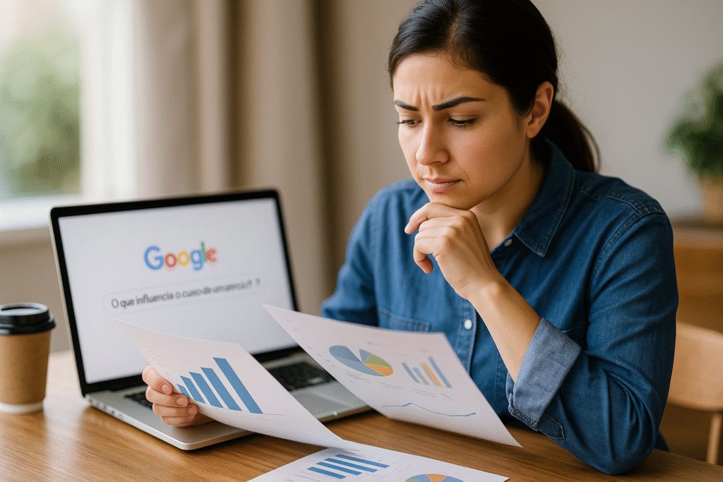 Avaliação do retorno sobre investimento (ROI) em campanhas de Google Ads.