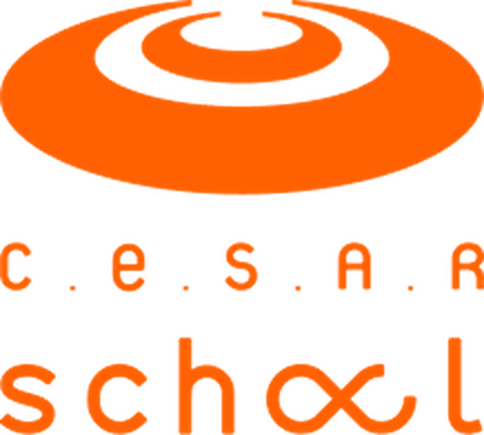 Logo da CESAR School, instituição de ensino do Porto Digital em Recife onde Élcio Souza cursa pós-graduação em Análise de Dados e IA